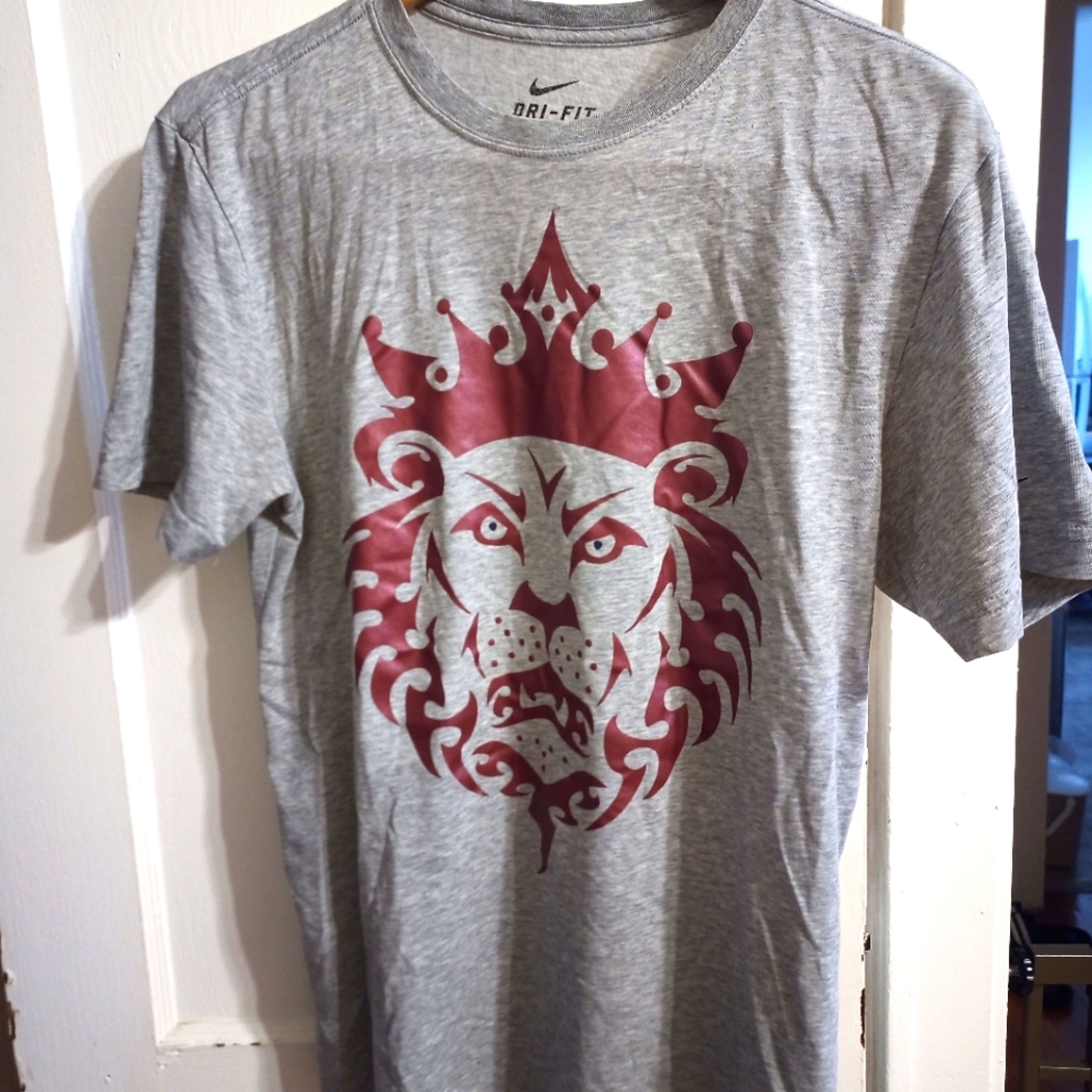 Nike lebron lion tee size Med